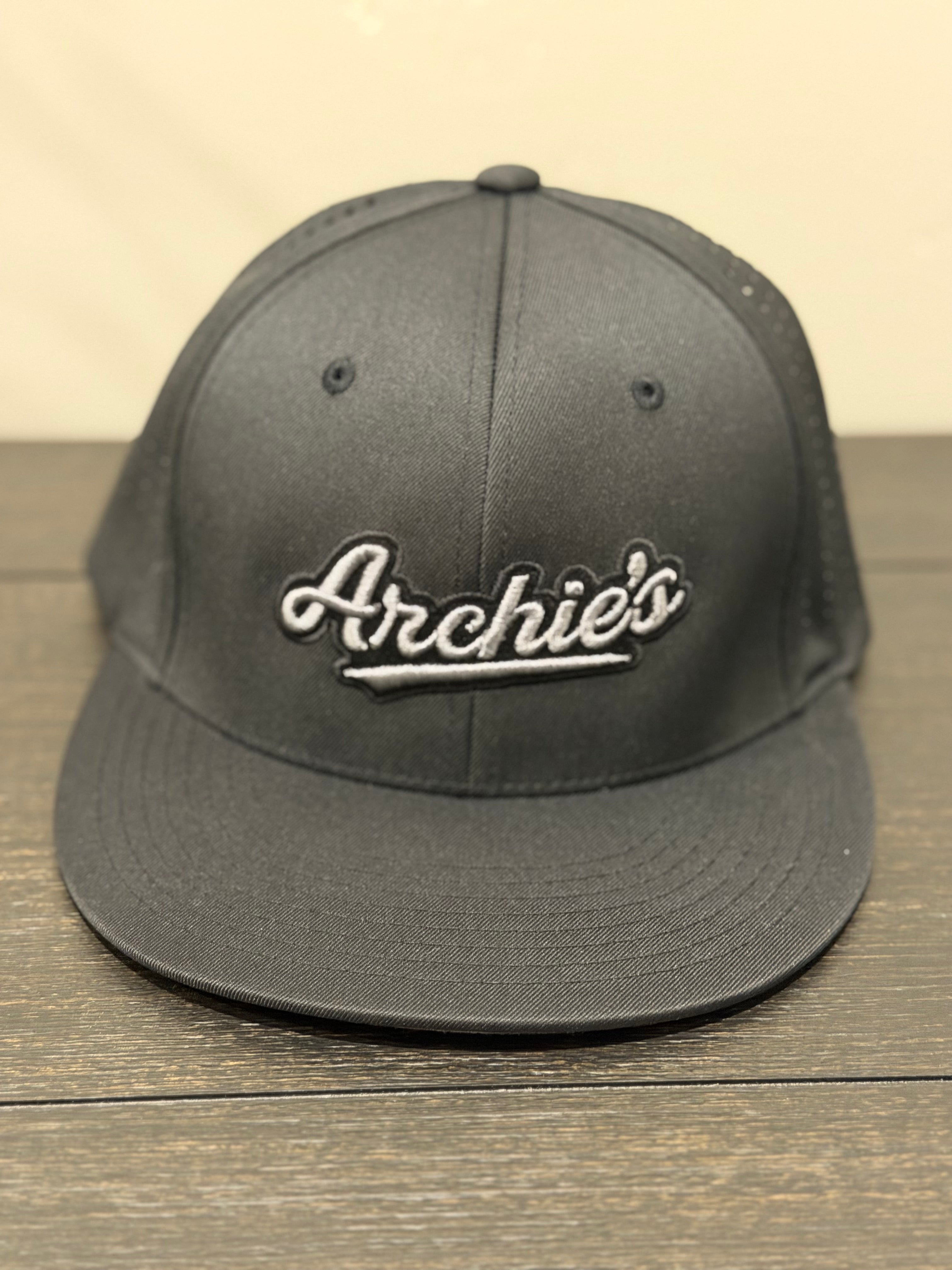 Archie’s flex fit hat available in3 colors  pink, black & gray